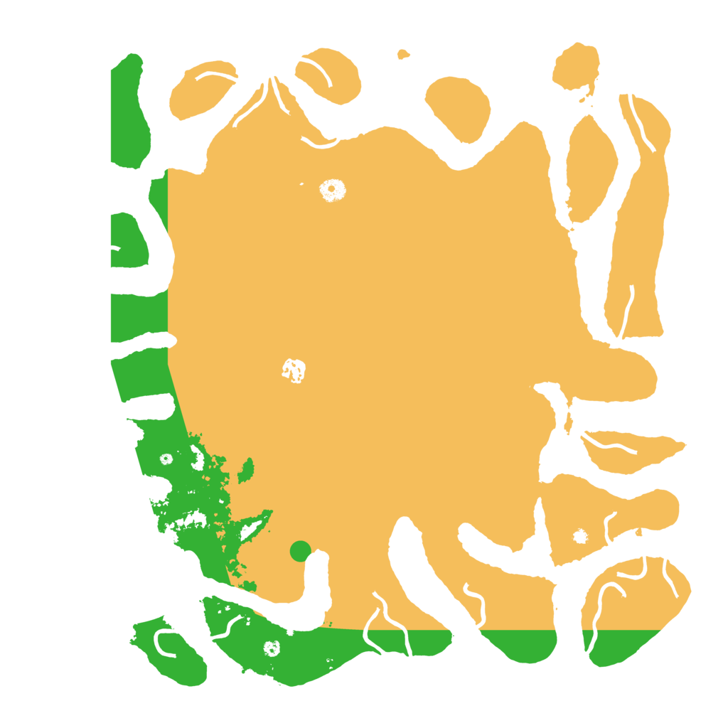 Biome Rust Map: Procedural Map, Size: 4500, Seed: 50666