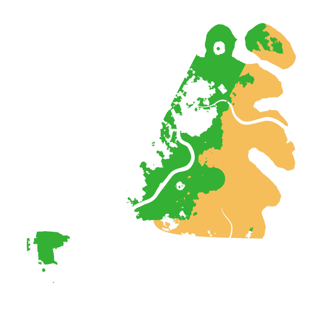Biome Rust Map: Procedural Map, Size: 3800, Seed: 45336754