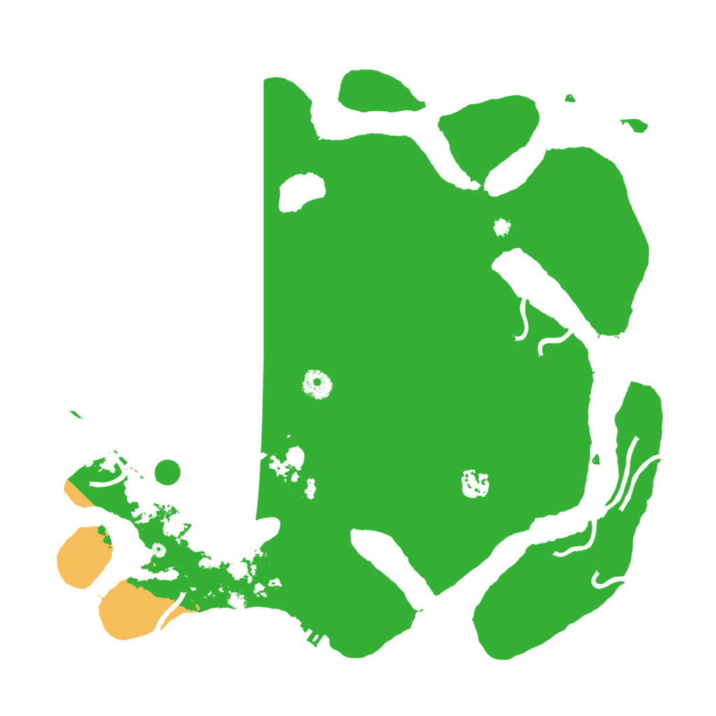 Biome Rust Map: Procedural Map, Size: 3700, Seed: 2067438