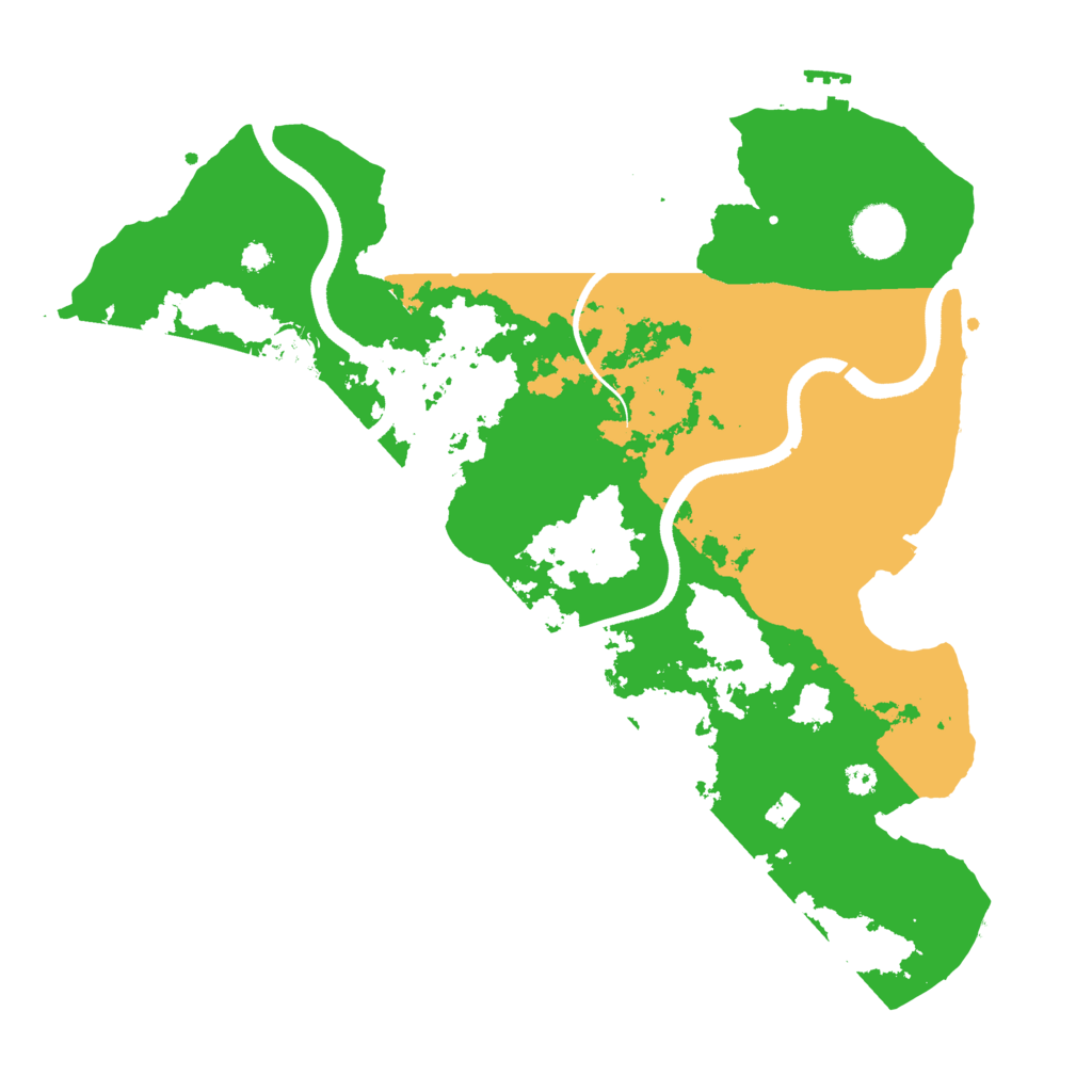 Biome Rust Map: Procedural Map, Size: 3500, Seed: 824505612