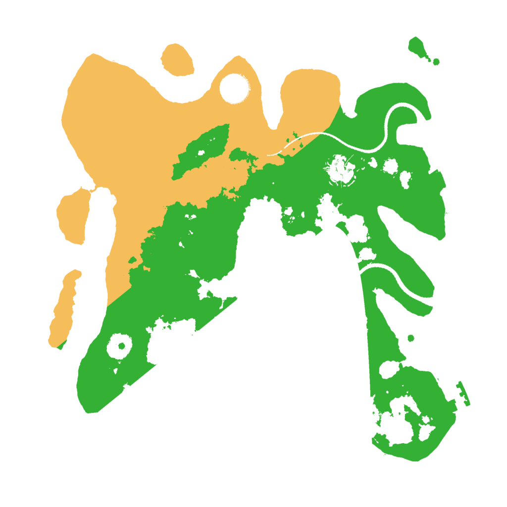 Biome Rust Map: Procedural Map, Size: 3000, Seed: 161715377
