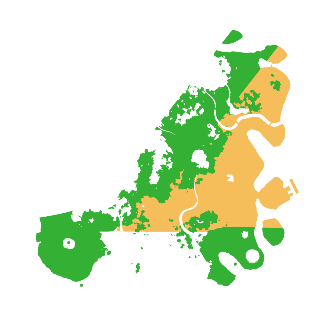 Biome Rust Map: Procedural Map, Size: 4000, Seed: 1864560984