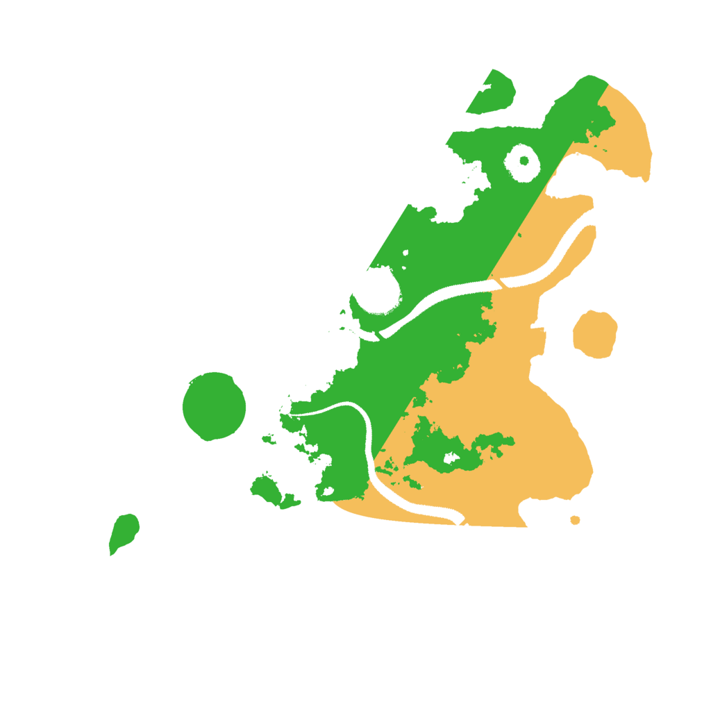 Biome Rust Map: Procedural Map, Size: 3000, Seed: 457587749