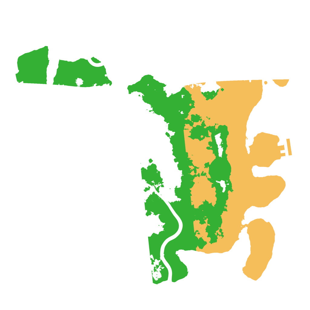 Biome Rust Map: Procedural Map, Size: 3750, Seed: 4733