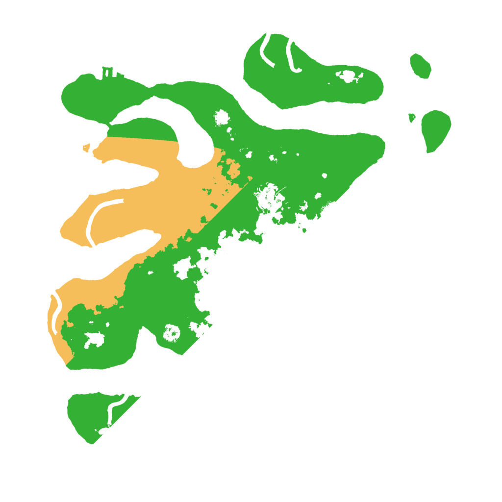 Biome Rust Map: Procedural Map, Size: 3000, Seed: 522472209