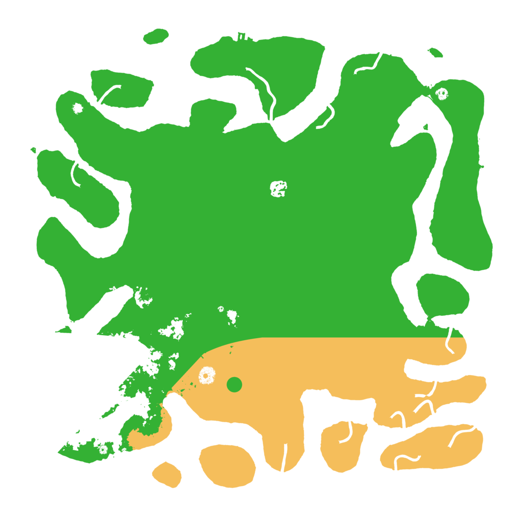 Biome Rust Map: Procedural Map, Size: 4500, Seed: 951753852