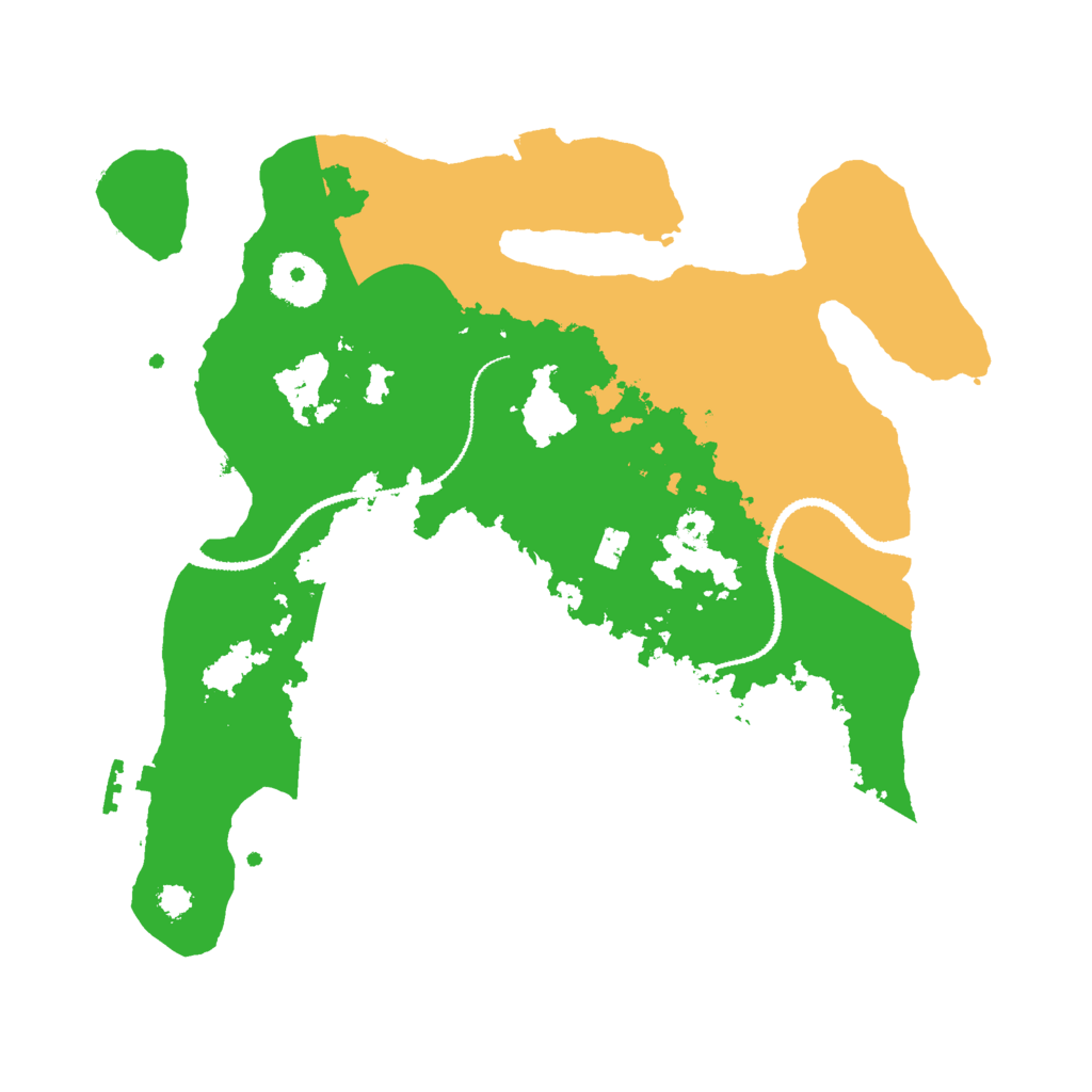 Biome Rust Map: Procedural Map, Size: 3000, Seed: 133700