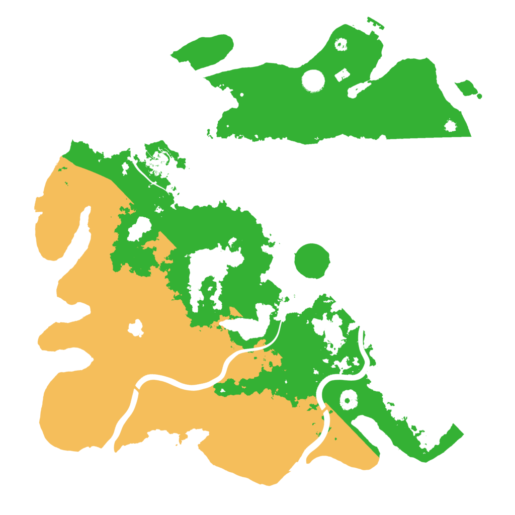 Biome Rust Map: Procedural Map, Size: 4000, Seed: 352614