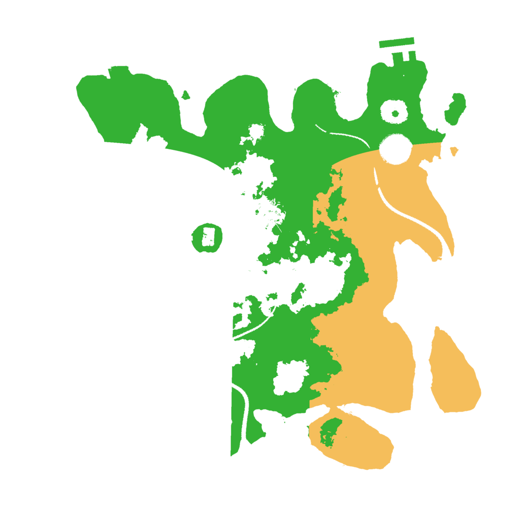Biome Rust Map: Procedural Map, Size: 3000, Seed: 1402595893