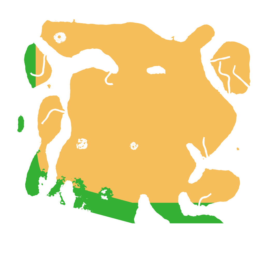 Biome Rust Map: Procedural Map, Size: 3500, Seed: 4376563