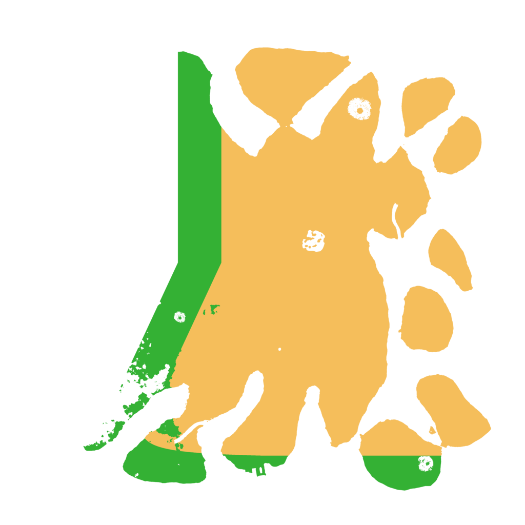 Biome Rust Map: Procedural Map, Size: 3500, Seed: 20210720