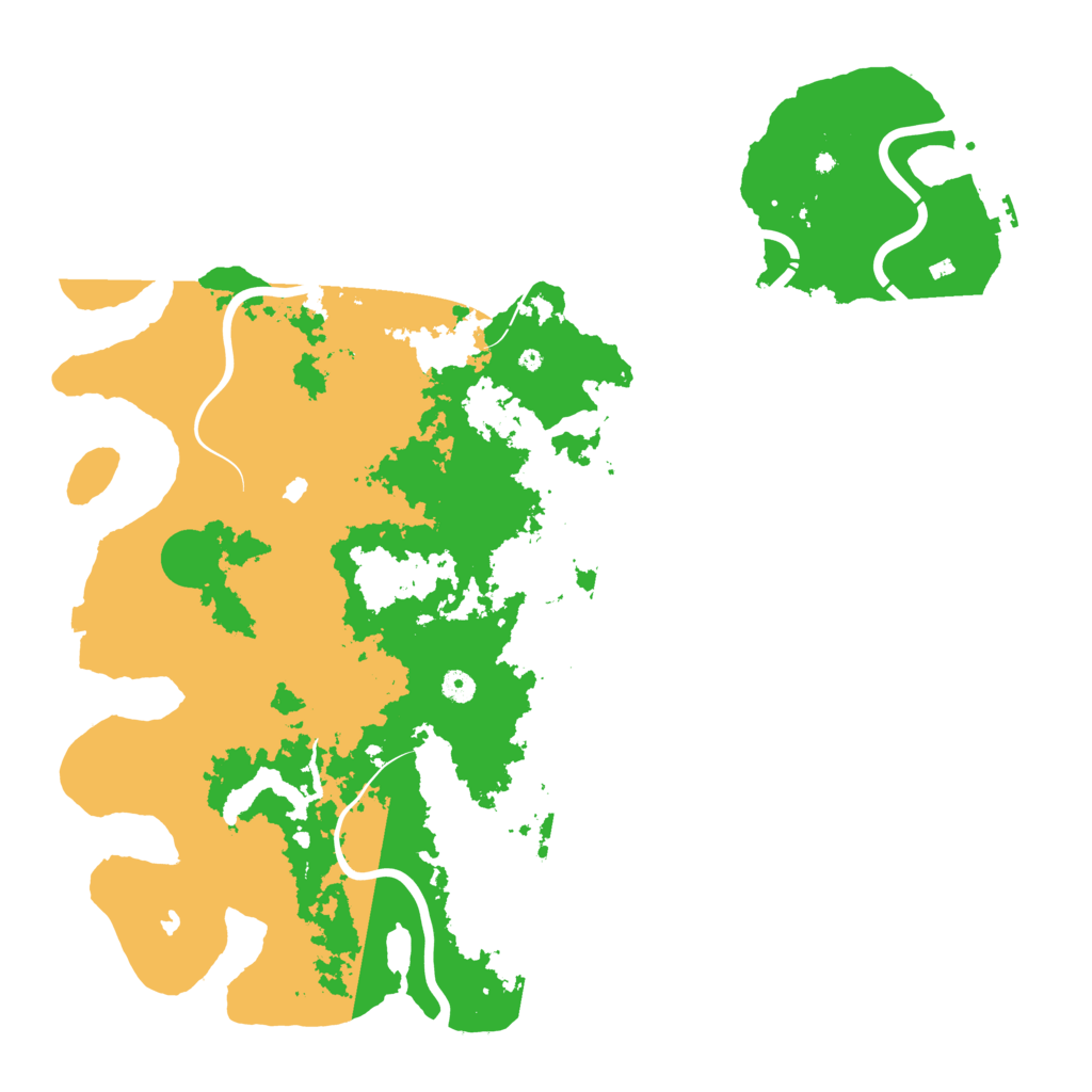 Biome Rust Map: Procedural Map, Size: 5000, Seed: 16245223
