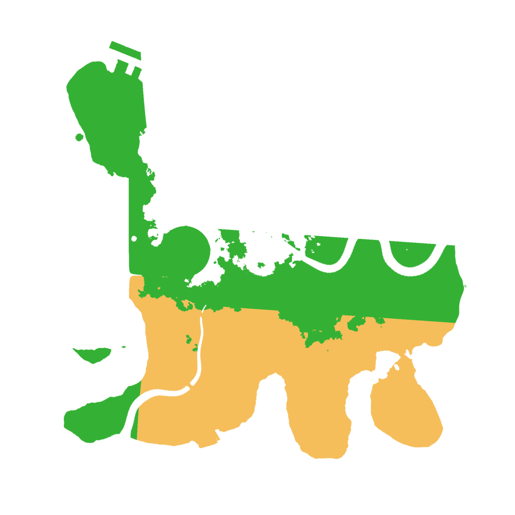 Biome Rust Map: Procedural Map, Size: 2700, Seed: 1010