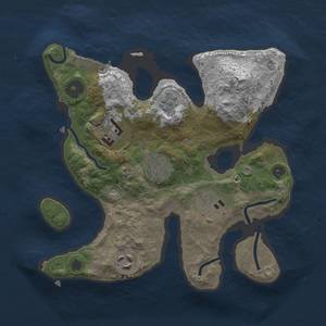 Thumbnail Rust Map: Procedural Map, Size: 2700, Seed: 1010, 9 Monuments