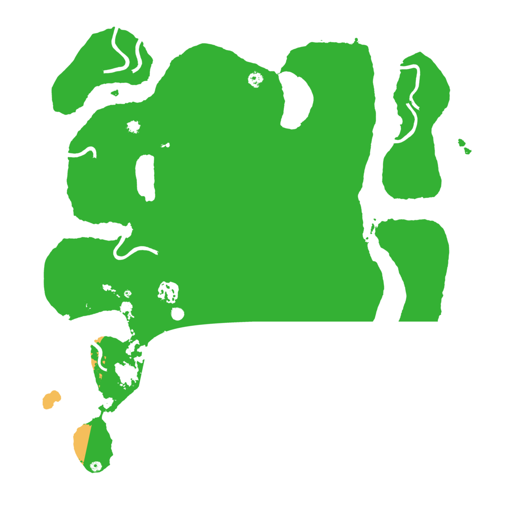 Biome Rust Map: Procedural Map, Size: 3500, Seed: 1437720241