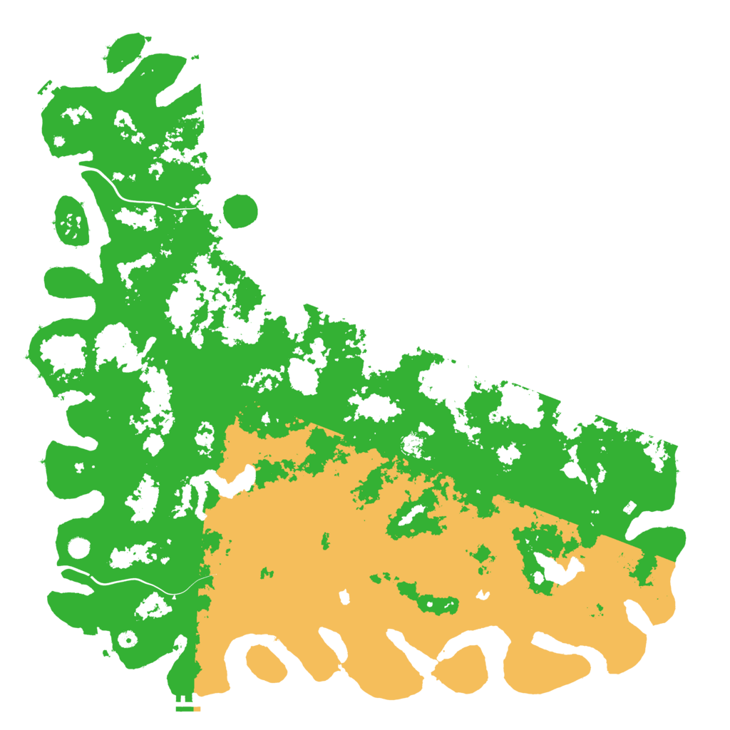 Biome Rust Map: Procedural Map, Size: 6000, Seed: 8675320