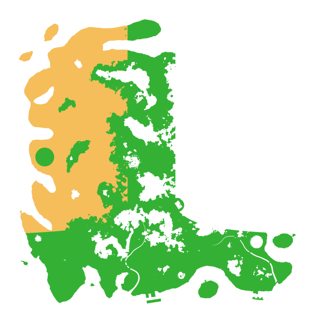 Biome Rust Map: Procedural Map, Size: 4500, Seed: 1329070061