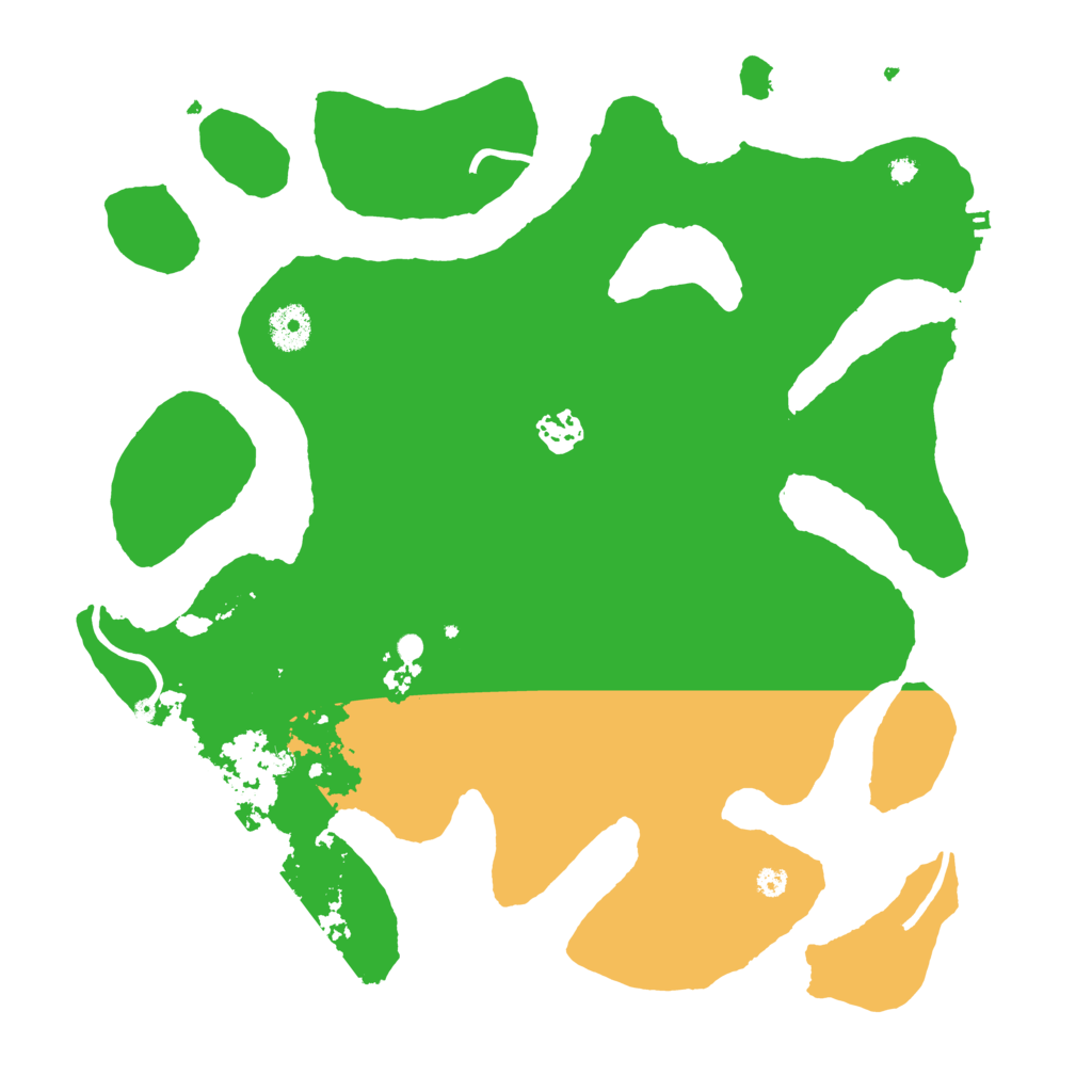 Biome Rust Map: Procedural Map, Size: 3700, Seed: 20210107