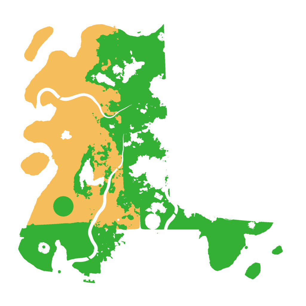 Biome Rust Map: Procedural Map, Size: 4000, Seed: 2030