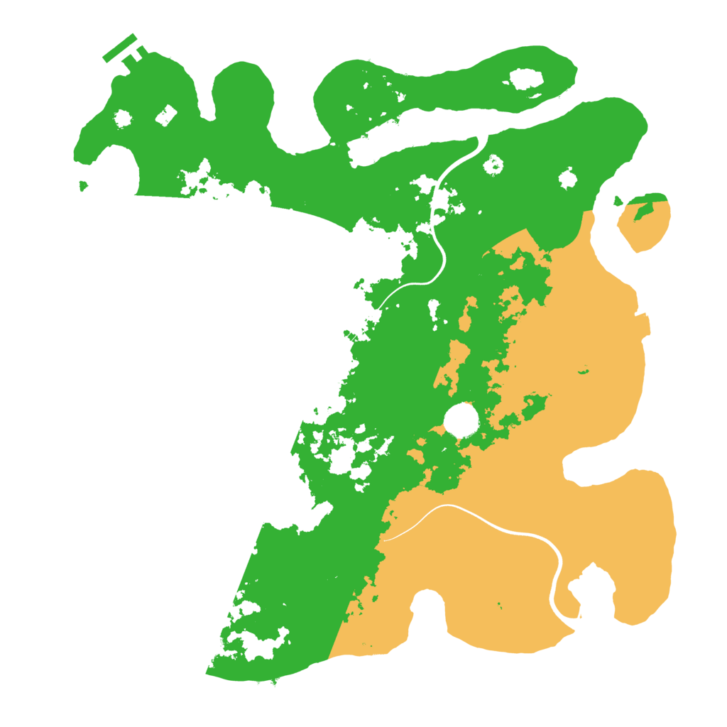 Biome Rust Map: Procedural Map, Size: 3750, Seed: 115591525