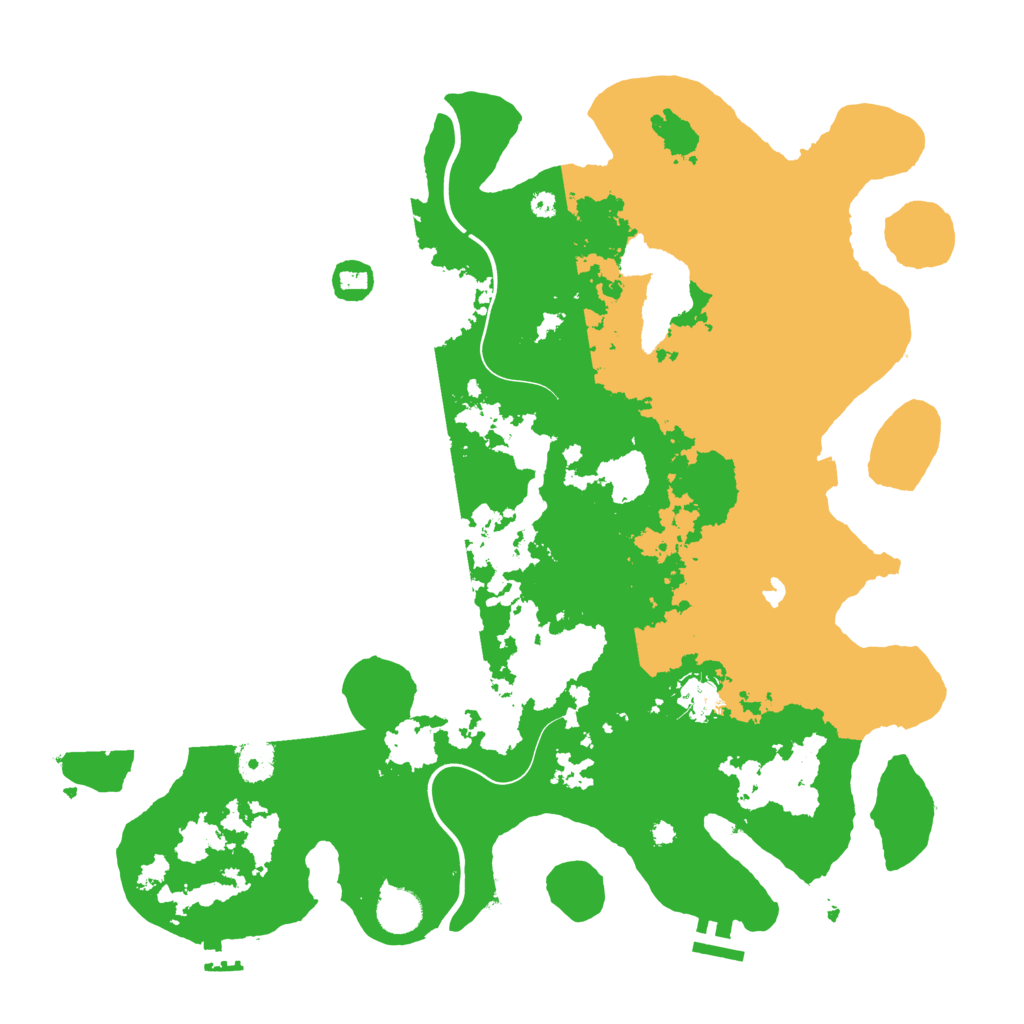 Biome Rust Map: Procedural Map, Size: 4000, Seed: 243