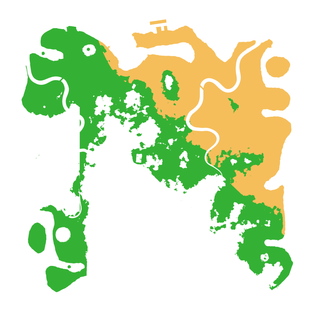 Biome Rust Map: Procedural Map, Size: 3900, Seed: 1119709545