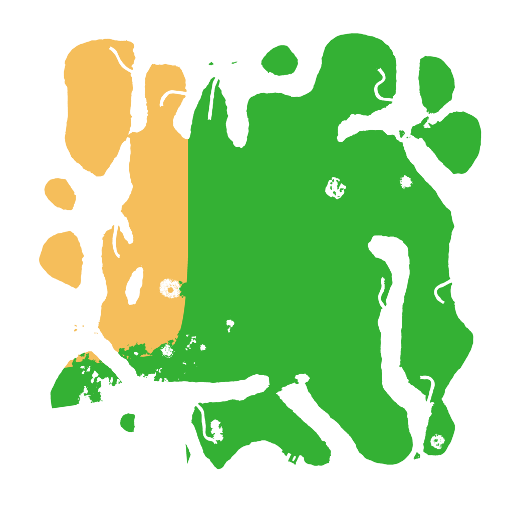 Biome Rust Map: Procedural Map, Size: 3800, Seed: 5209745