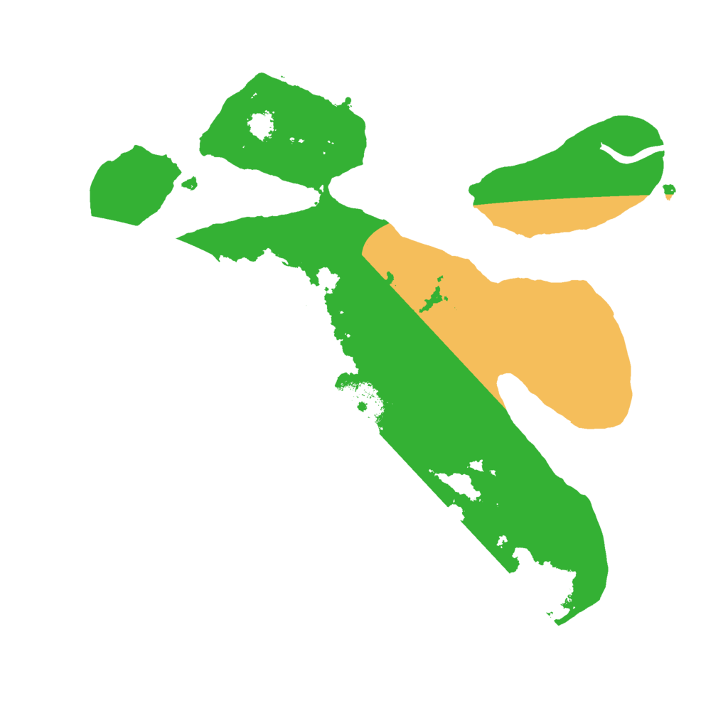 Biome Rust Map: Procedural Map, Size: 2500, Seed: 864189067