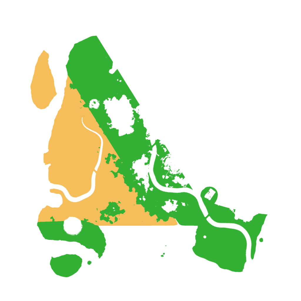 Biome Rust Map: Procedural Map, Size: 3000, Seed: 1398542414