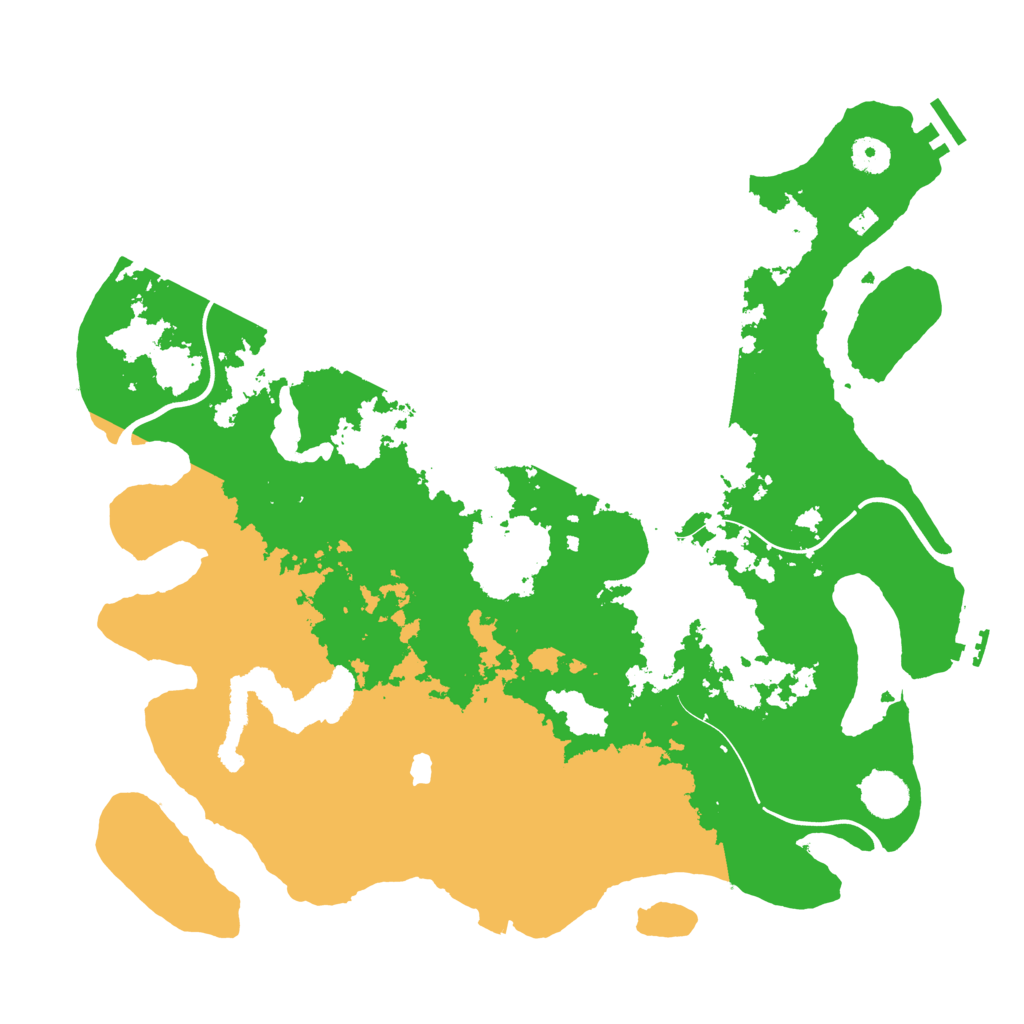 Biome Rust Map: Procedural Map, Size: 4050, Seed: 348790692