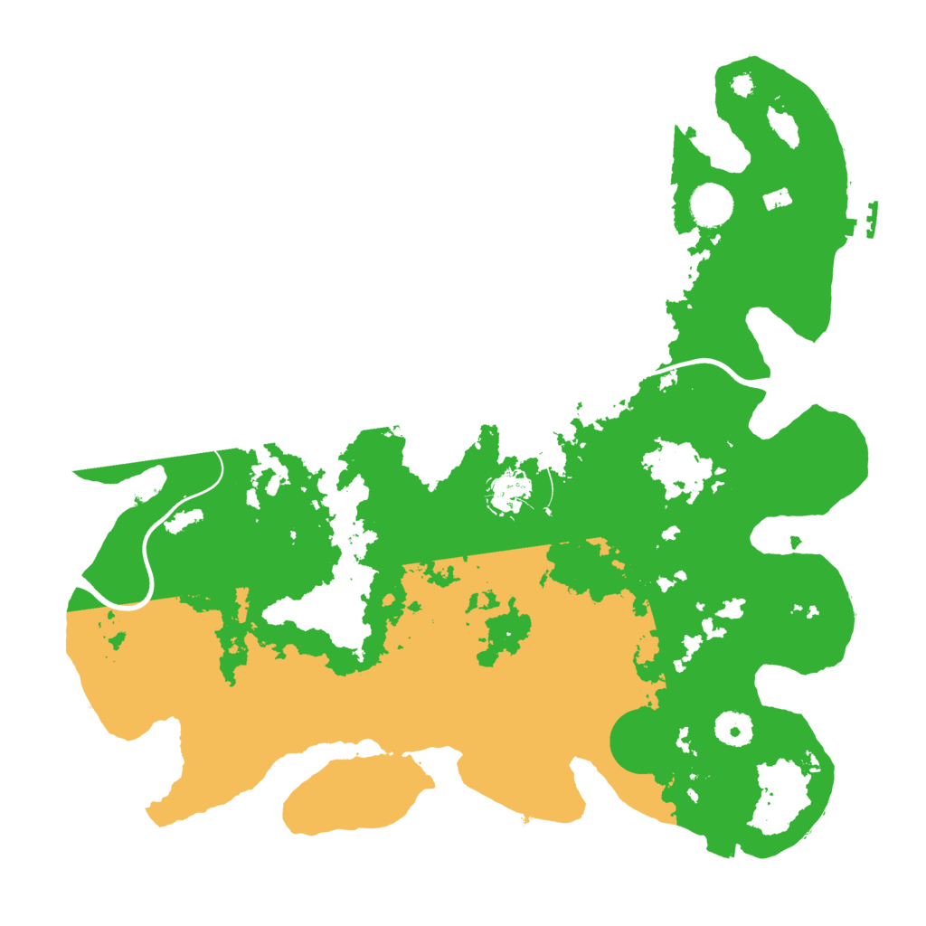 Biome Rust Map: Procedural Map, Size: 3750, Seed: 103576728