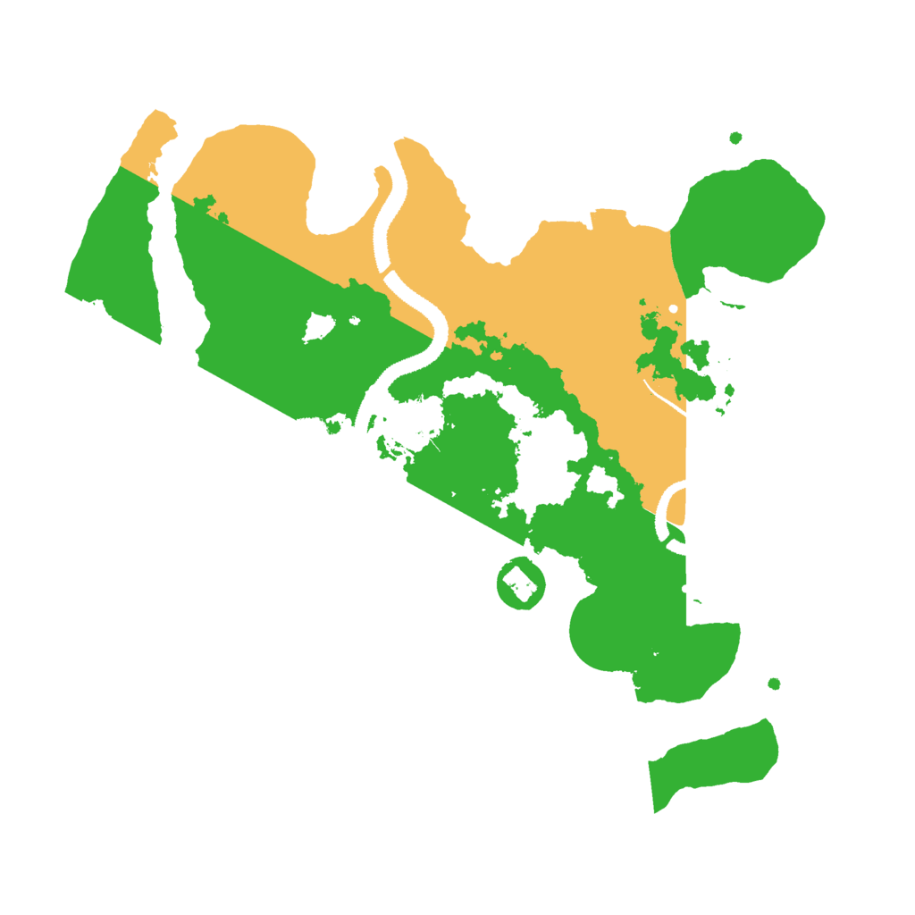 Biome Rust Map: Procedural Map, Size: 3000, Seed: 1668557118