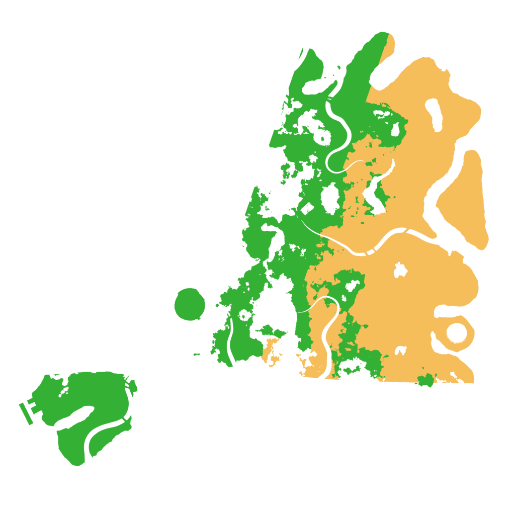 Biome Rust Map: Procedural Map, Size: 4500, Seed: 23816