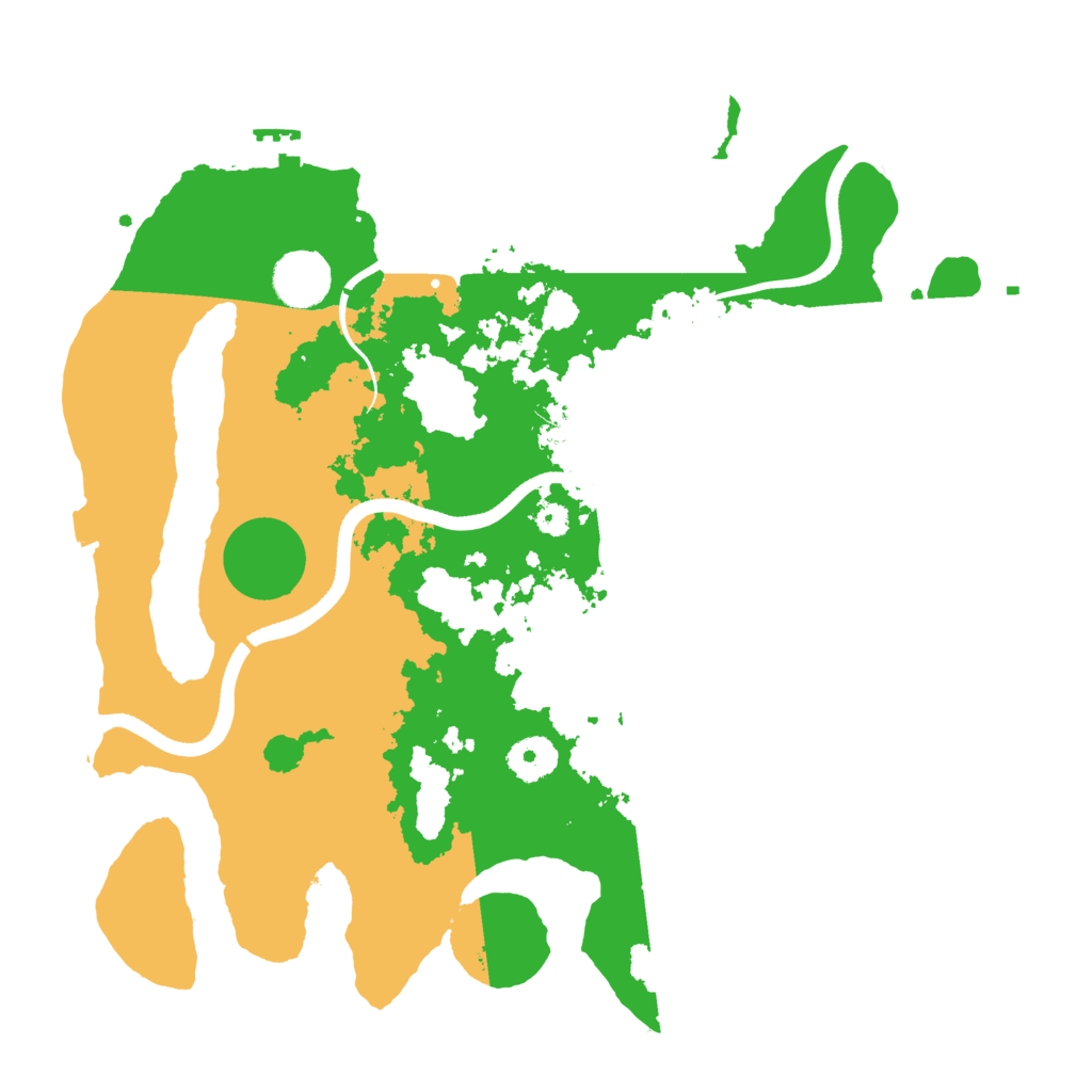Biome Rust Map: Procedural Map, Size: 3500, Seed: 347
