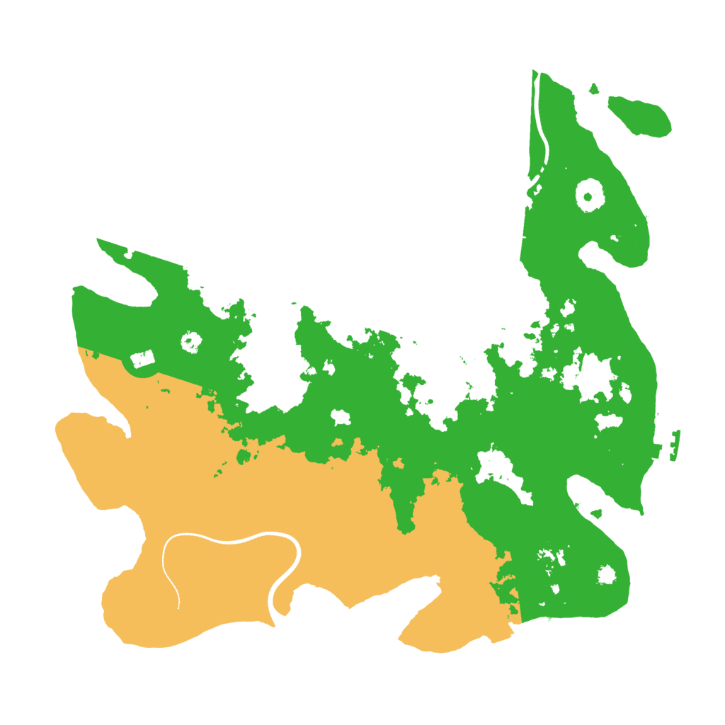 Biome Rust Map: Procedural Map, Size: 3500, Seed: 221937