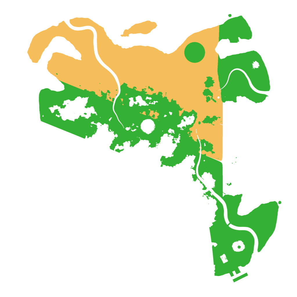 Biome Rust Map: Procedural Map, Size: 3800, Seed: 45678934