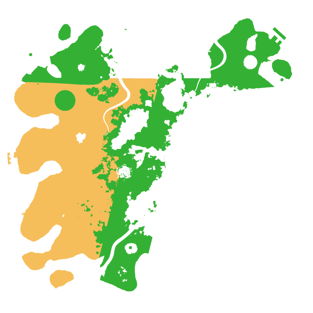 Biome Rust Map: Procedural Map, Size: 4000, Seed: 6986