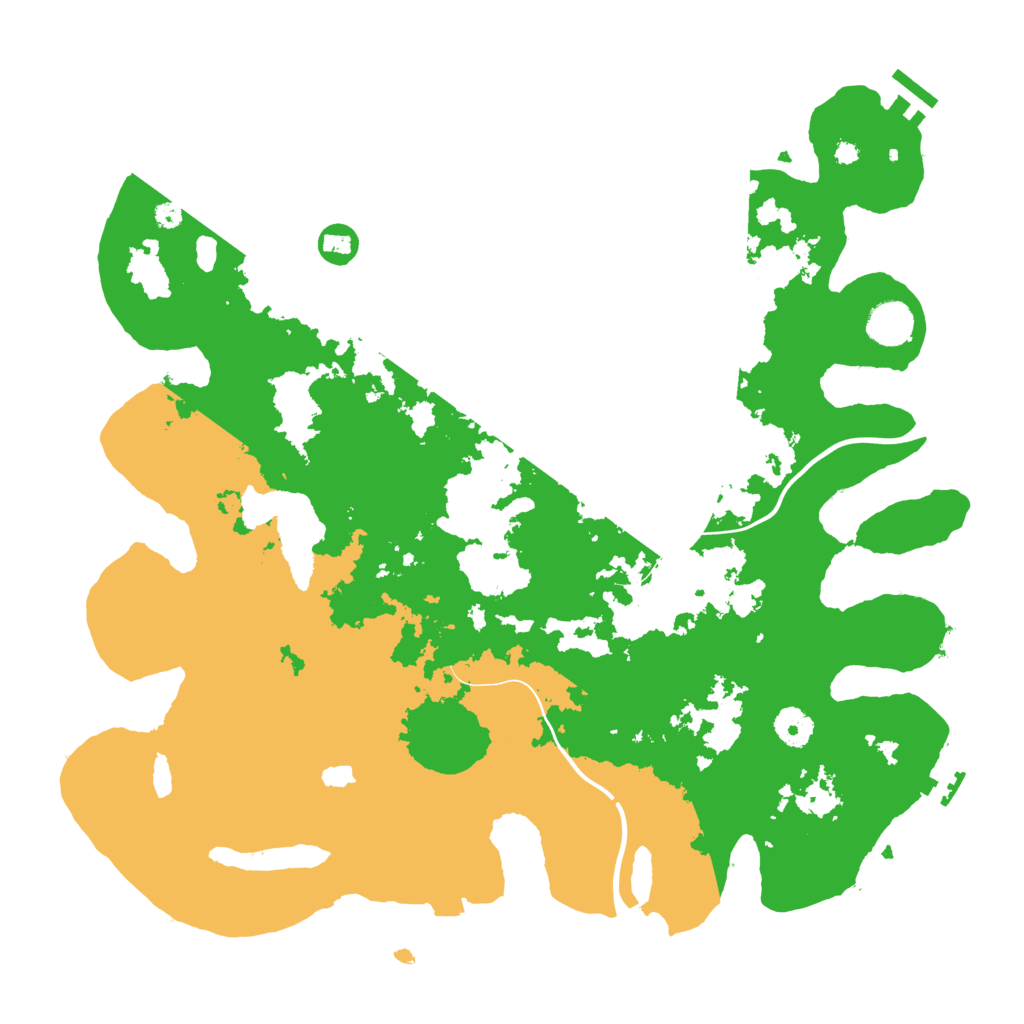 Biome Rust Map: Procedural Map, Size: 4000, Seed: 736570649