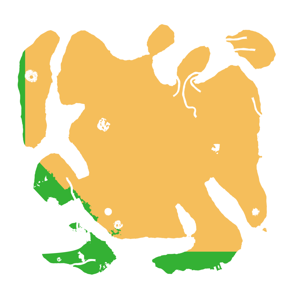 Biome Rust Map: Procedural Map, Size: 3500, Seed: 58698989