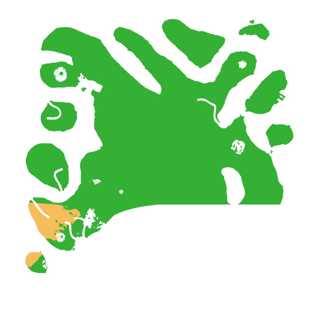 Biome Rust Map: Procedural Map, Size: 3500, Seed: 1963003