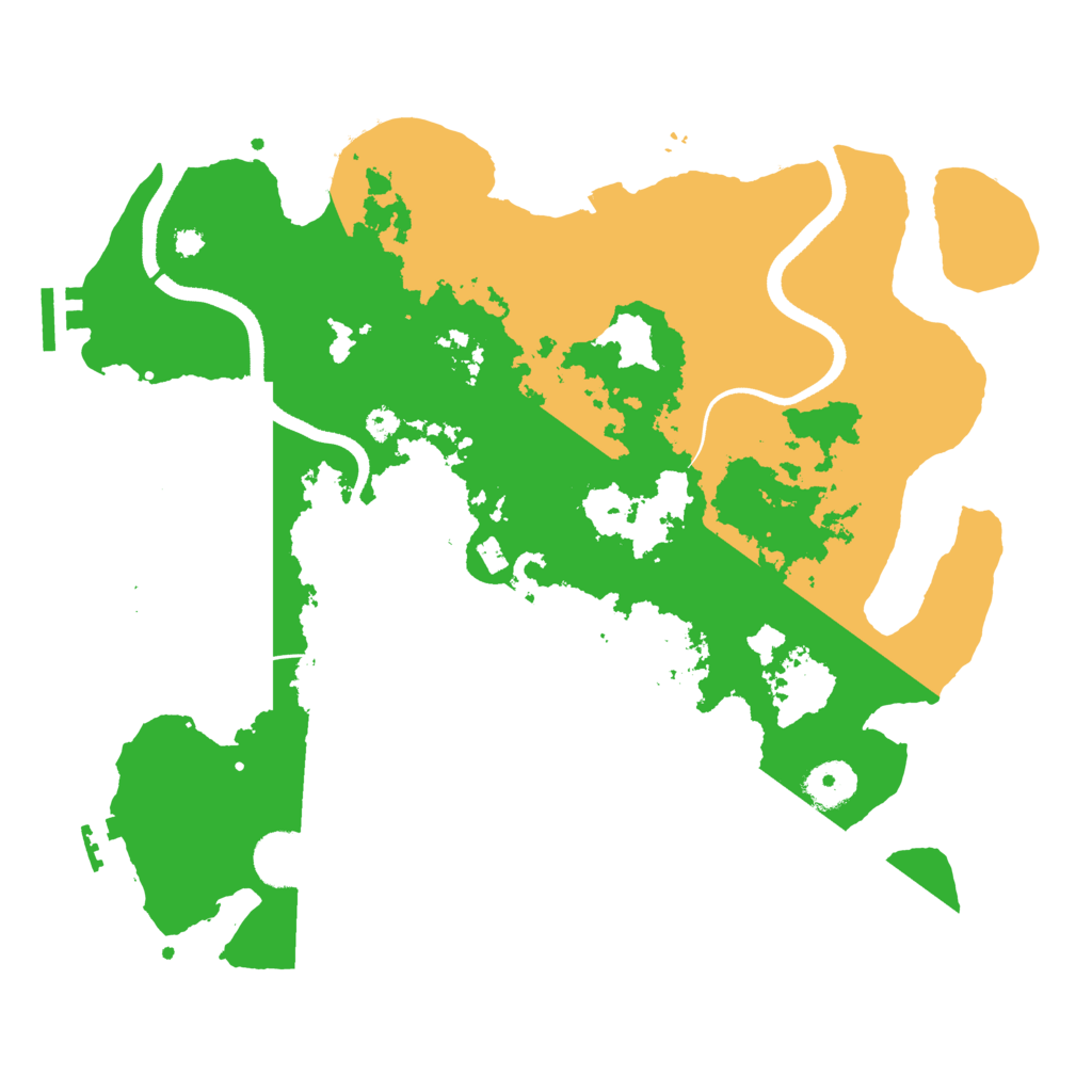 Biome Rust Map: Procedural Map, Size: 3500, Seed: 1983209001