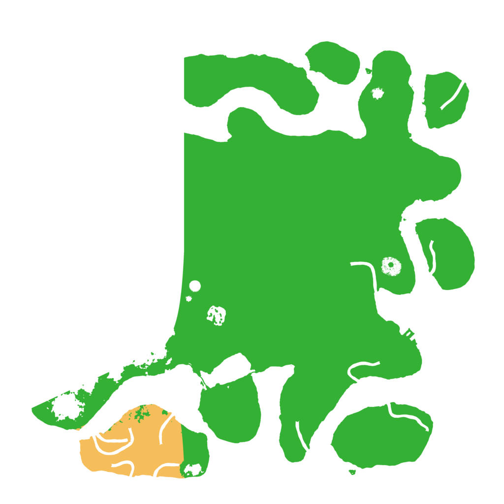 Biome Rust Map: Procedural Map, Size: 3900, Seed: 283450746