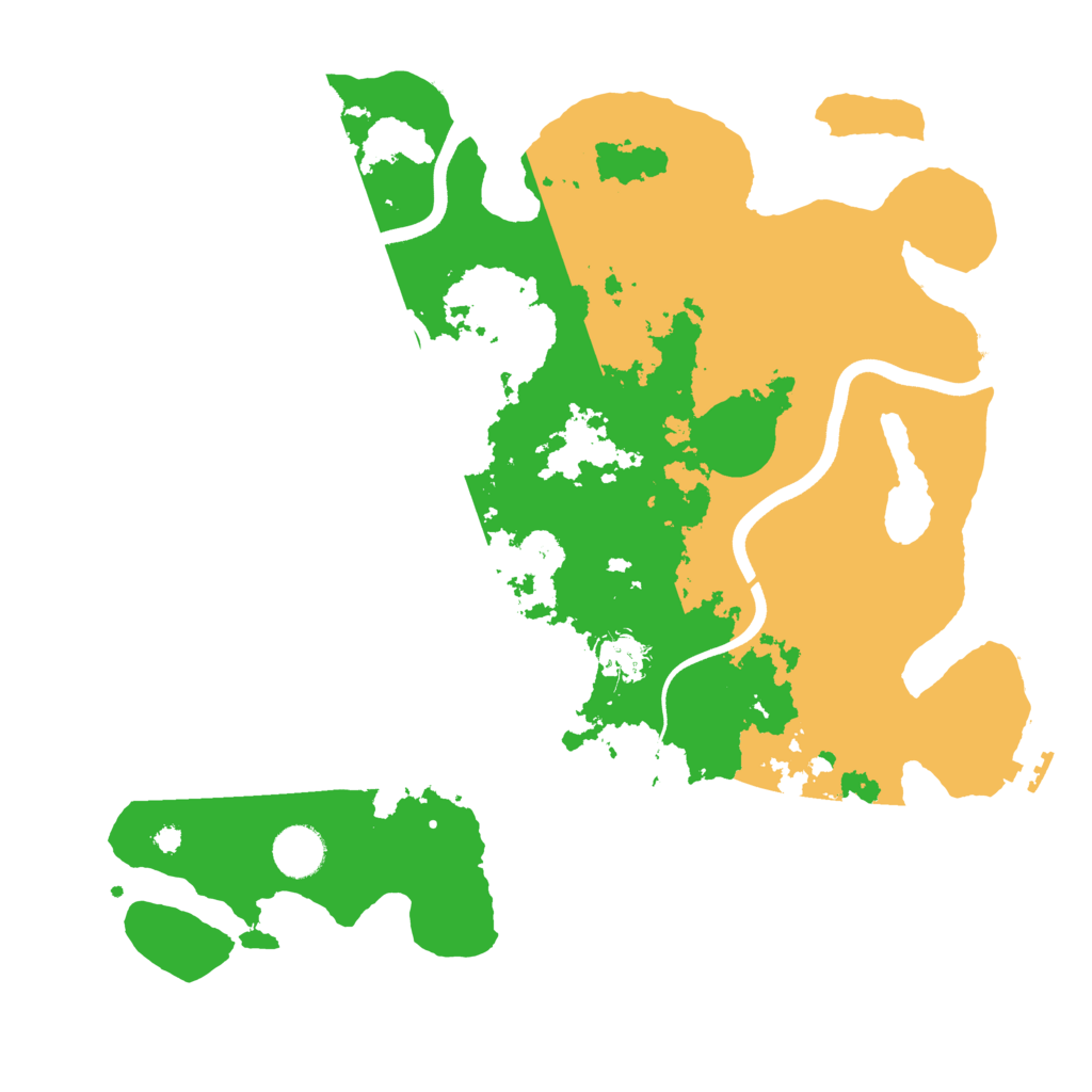Biome Rust Map: Procedural Map, Size: 3700, Seed: 724865367