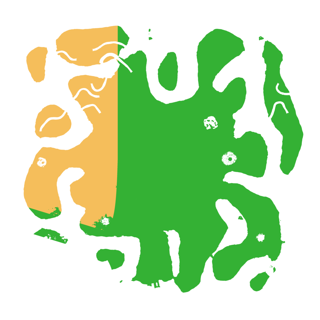 Biome Rust Map: Procedural Map, Size: 3500, Seed: 999476601