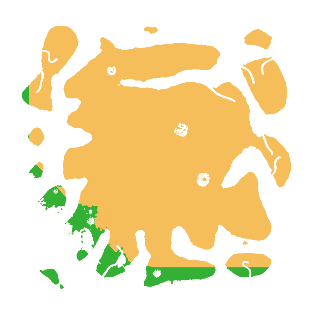 Biome Rust Map: Procedural Map, Size: 3500, Seed: 18432