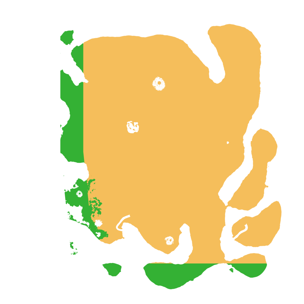 Biome Rust Map: Procedural Map, Size: 3600, Seed: 2372273