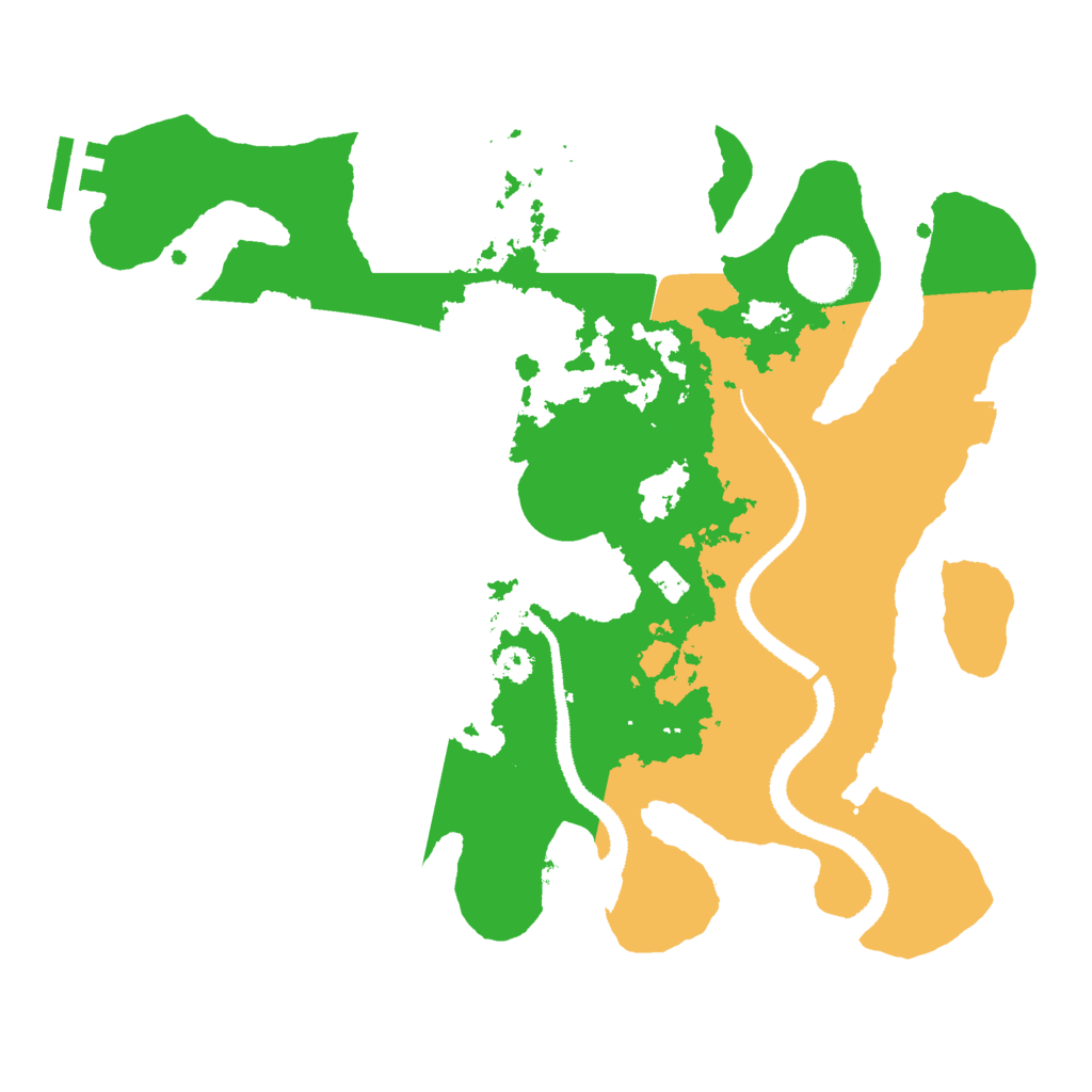 Biome Rust Map: Procedural Map, Size: 3000, Seed: 912268