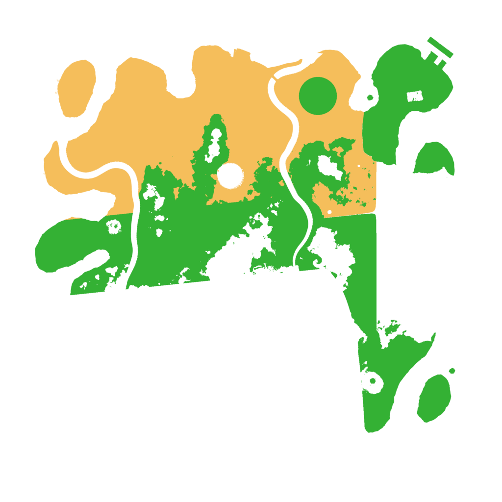 Biome Rust Map: Procedural Map, Size: 3500, Seed: 3000250