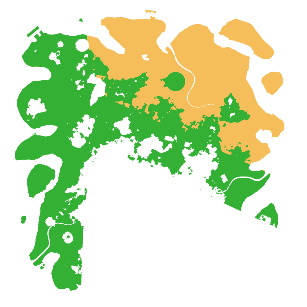 Biome Rust Map: Procedural Map, Size: 4250, Seed: 22262