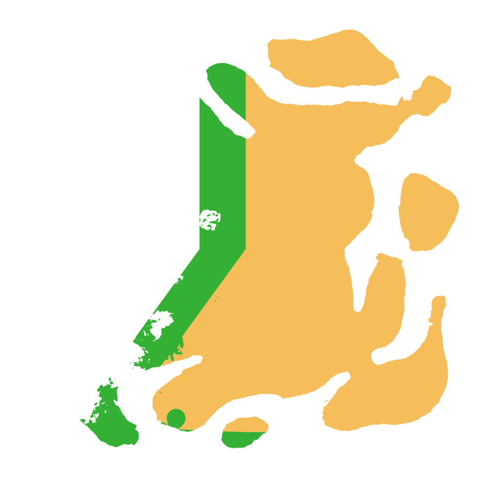 Biome Rust Map: Barren, Size: 3500, Seed: 678839702